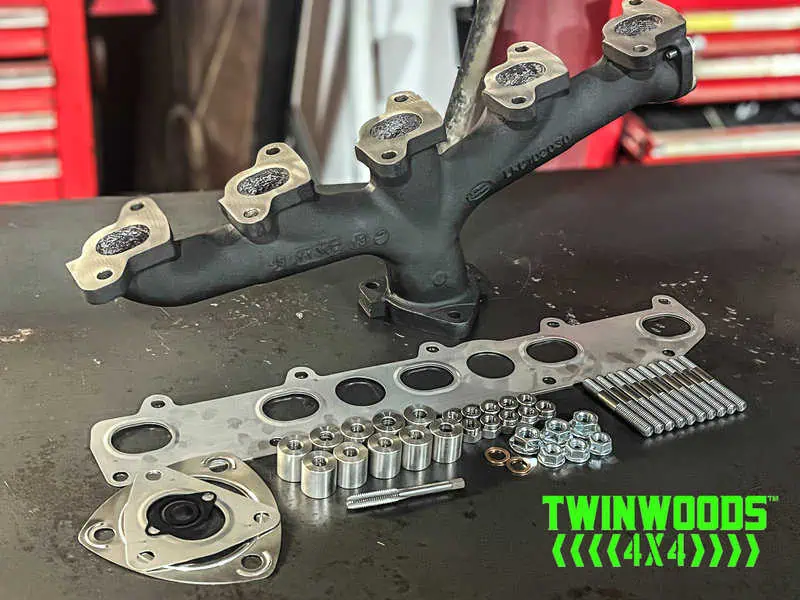 Td5 Skimmed Dewebbed Exhaust Manifold with or without stud kit Defender Discovery D2